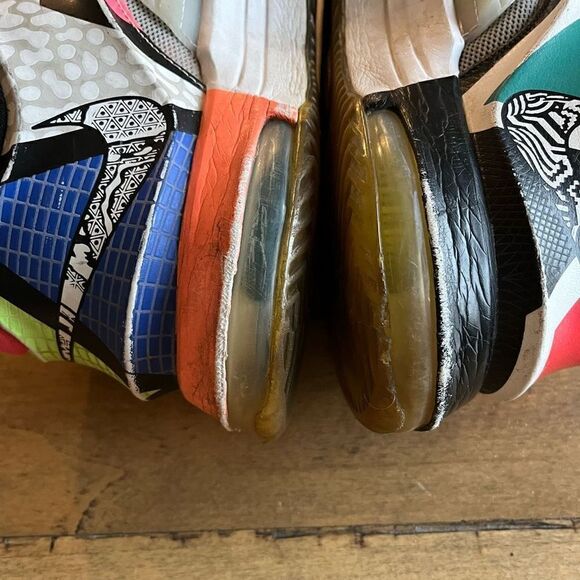 NIKE KD VII 7 SE WHAT THE MULTI-COLOR BLACK HORIZON 801778-944 10.5 SEE DESCRIPT - Picture 8 of 13